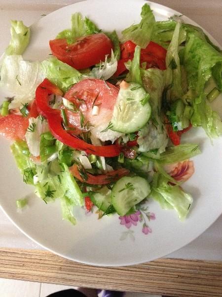 Квітневий салат рецепт з фото покроково 