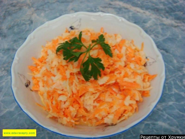 Вітамінний салат з дайконом рецепт з фото покроково 