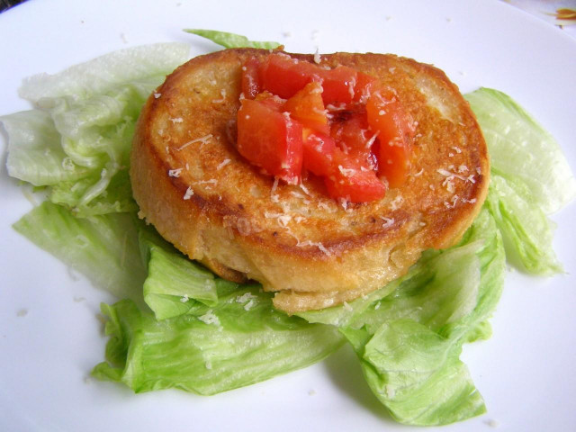 Смажені бутерброди з помідорами і сиром рецепт з фото крок за кроком 