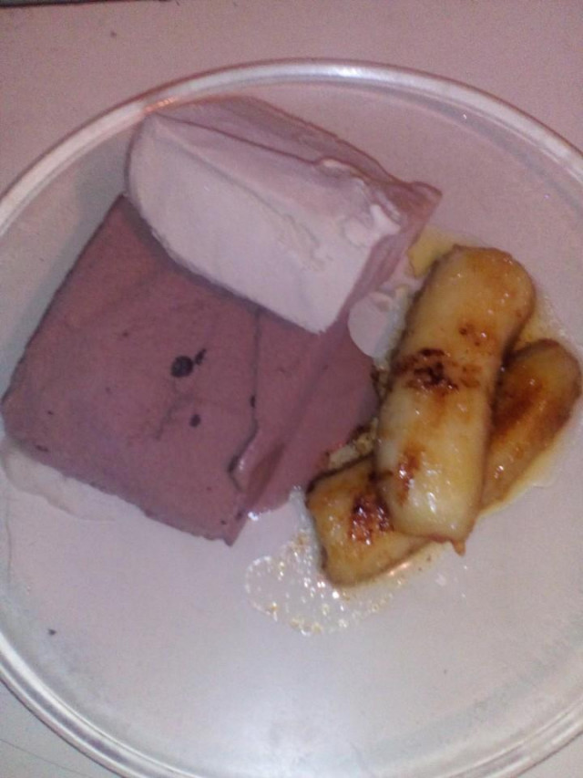 Смажені банани з морозивом рецепт з фото покроково 