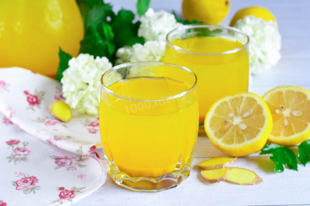 Лимон імбир куркума мед напій рецепт з фото покроково і відео 