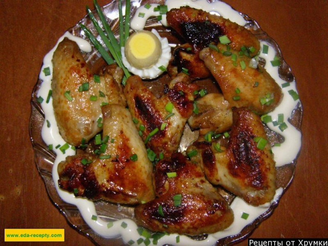 Курячі крильця мариновані смажені рецепт з фото покроково 