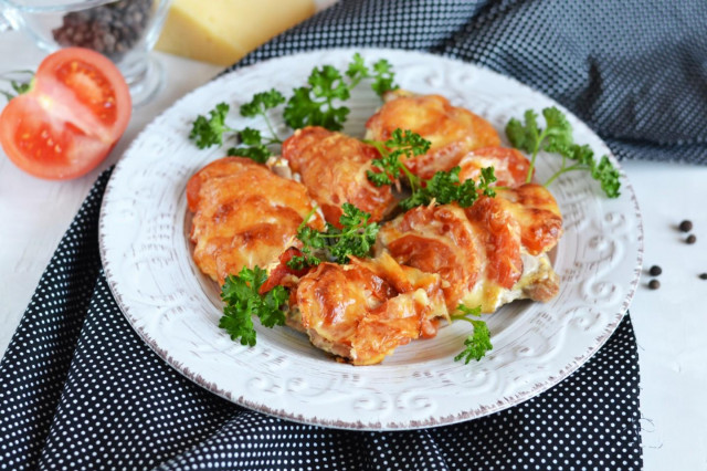 М'ясо по французьки зі свинини з помідорами рецепт з фото покроково і відео 