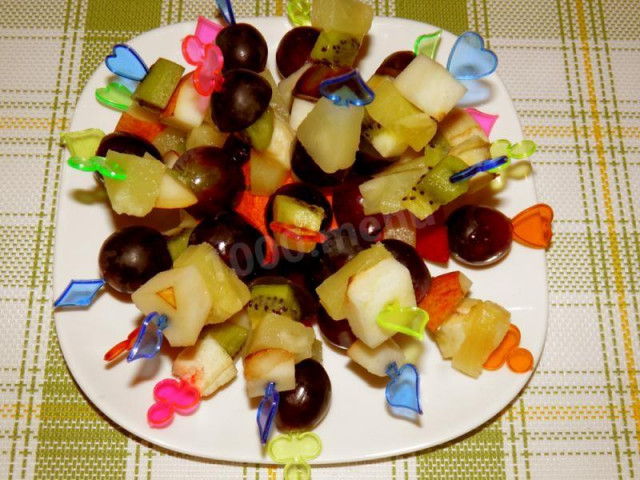 Канапе фруктове рецепт з фото покроково 