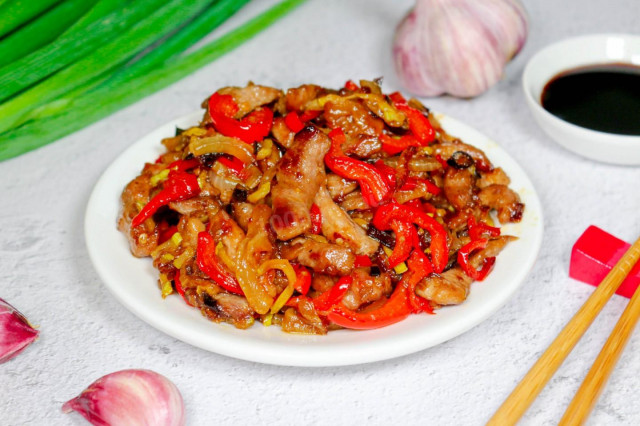 Свинина в кисло солодкому соусі по китайськи рецепт з фото покроково 